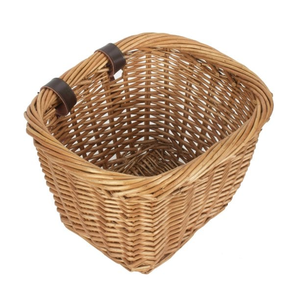 Wicker Heritage Rectangular Bicycle Bike Basket