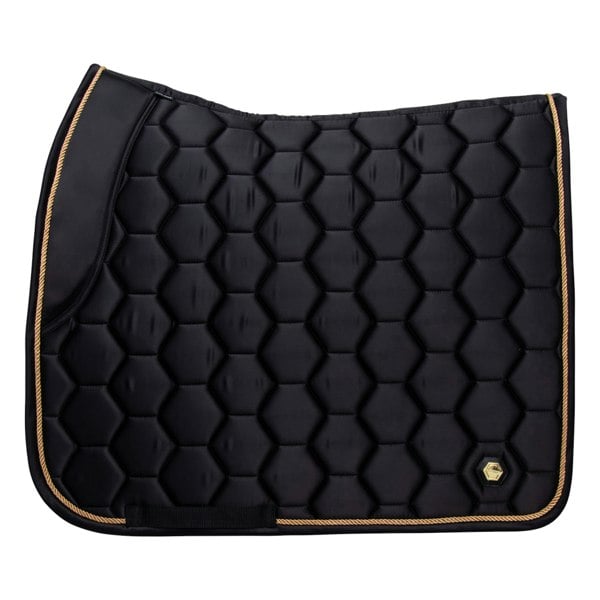 Coldstream Marygold Horse Dressage Saddlepad - Black