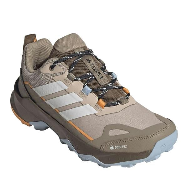 Adidas Womens/Ladies Terrex Skychaser Hiking Shoes - Taupe/White/Blue - 
