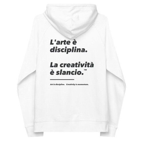 Anchor & Crew Art & Momentum Creative Standard Organic Cotton Hoodie - White
