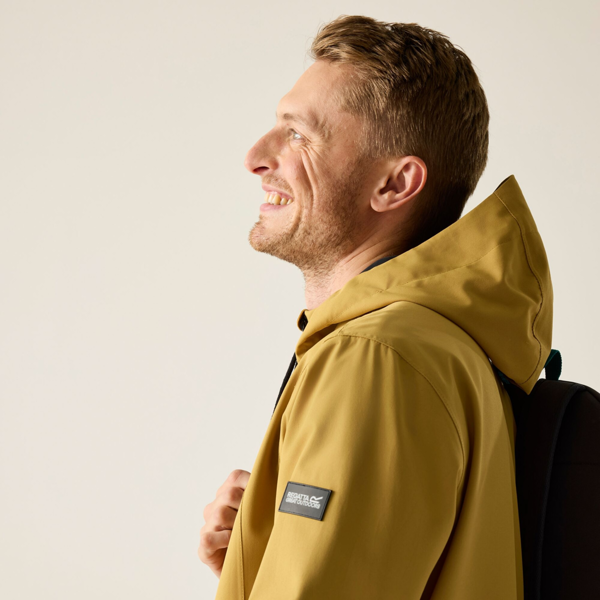 Regatta Mens Frankie Waterproof Jacket - Wood Brown