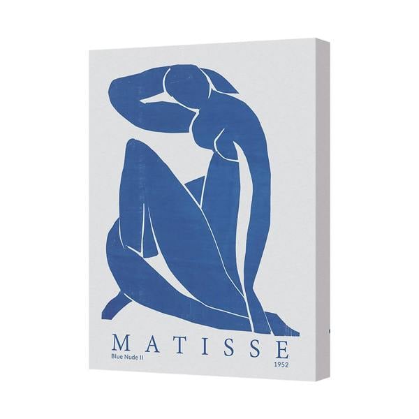 Benjamin Tate Design Matisse Blue Nude II Canvas Print 1952 Wall Art Decor