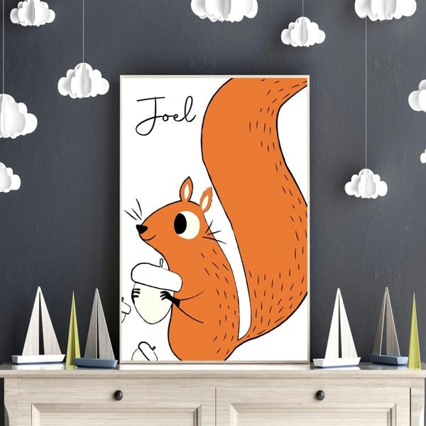 Fox prints for Woodland Nursery wall decor | set of 3 wall art prints