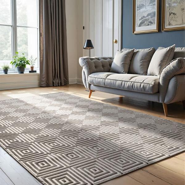 Hanse Home Perles Shortpile Tourmaline Grey Rug