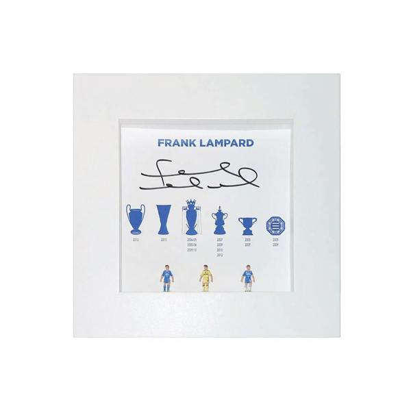 Unbranded Frank Lampard signed hand painted Subbuteo style display