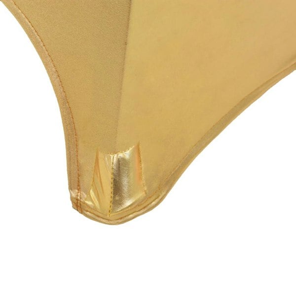 Berkfield 2 pcs Table Covers Stretch 80 cm Gold