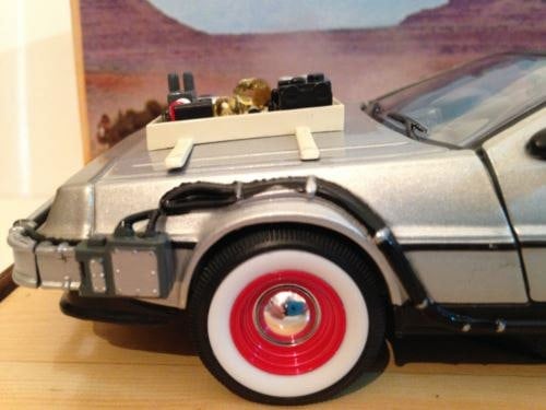 back to the future 3 delorean 1:24 scale welly 22444w new