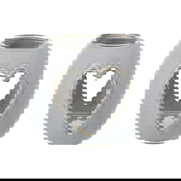 Hill Interiors Ceramic Round Tealight Holder - White - 