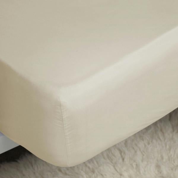 Belledorm 400 Thread Count Egyptian Cotton Ultra Deep Fitted Sheet - Cream - 