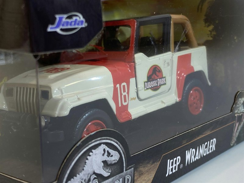 jurassic world jeep wrangler 1:32 scale jada 2019