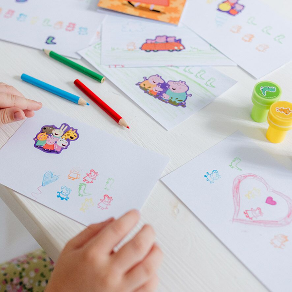 Totum Peppa Pig Creative Stamp Set