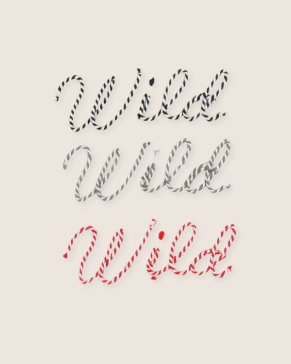 organic cotton White Wild Solgan Print Top - image 4