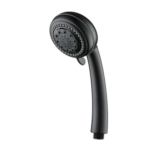 Black 3 Mode Shower Spray Handset - Shower Head