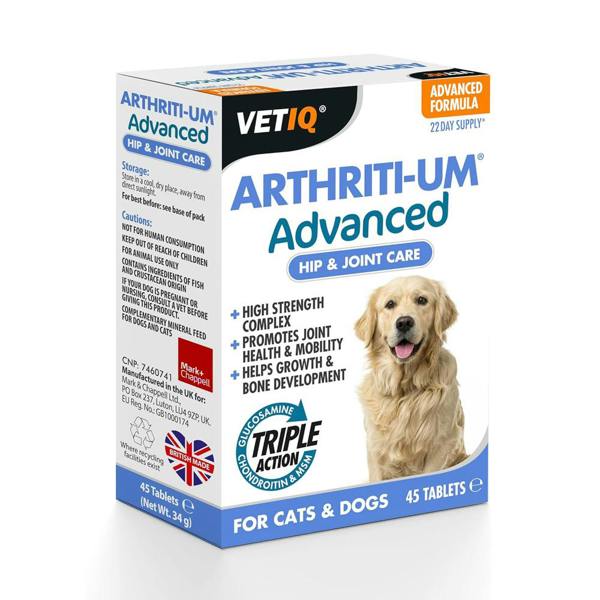 Mark & Chappell M&C Vetiq Arthriti-Um Advance 45 Tablets