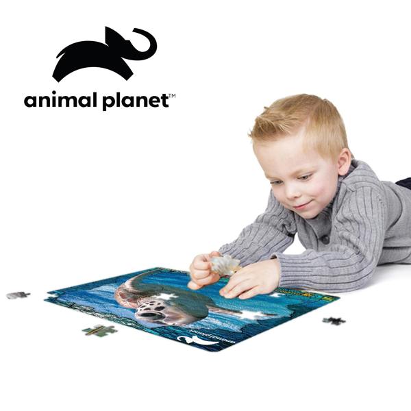 Prime 3D Puzzles Prime 3D Animal Planet GES Green Sea Turtle 100 Piece Puzzle