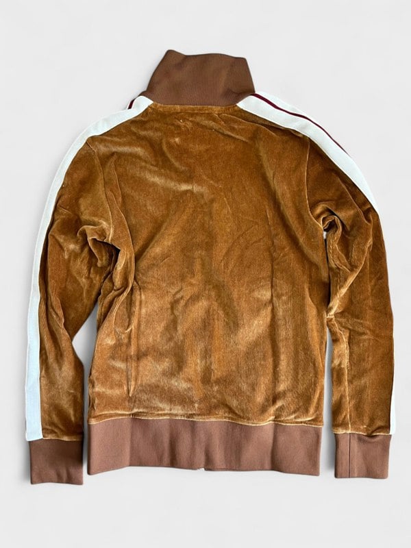 Palm Angels Corduroy Track Jacket Brown - Mens