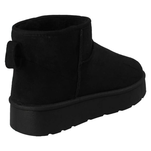 Spot On Ladies Spot On Wide Fit Ankle Boot Slippers F4472
