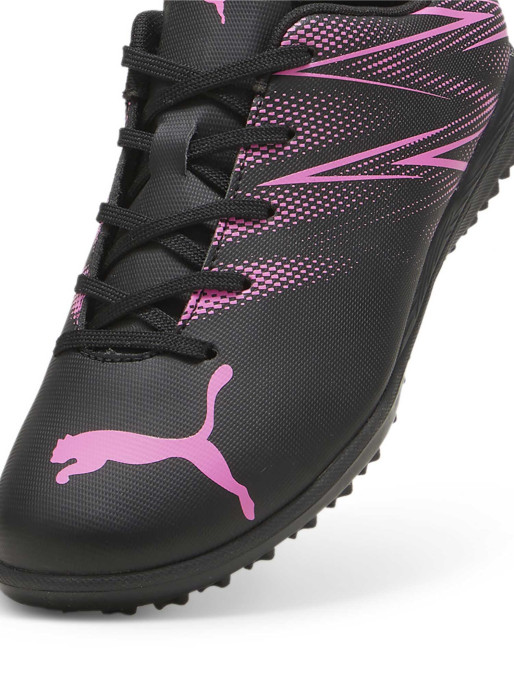 Puma Childrens/Kids Attacanto Turf Training Football Boots - Black/Pink