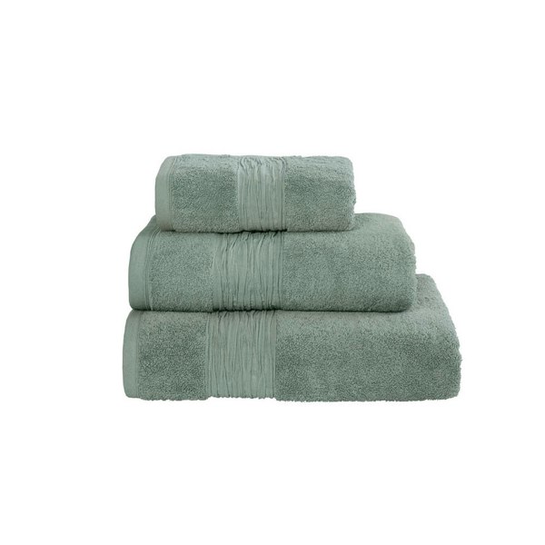 Lazy Linen Turkish 600 gsm Cotton Bath Towel - Green