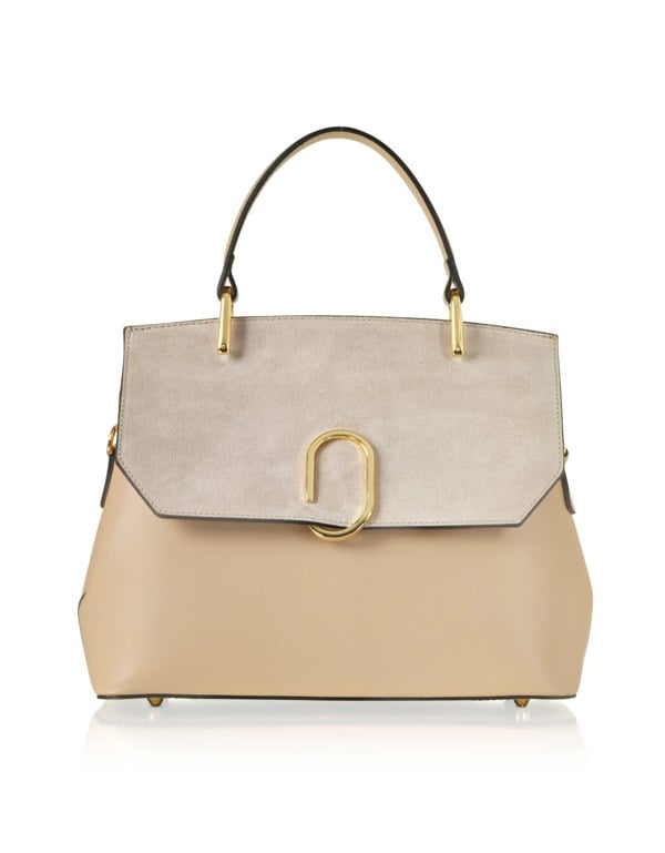 Le Parmentier Thais Satchel Bag - Nude