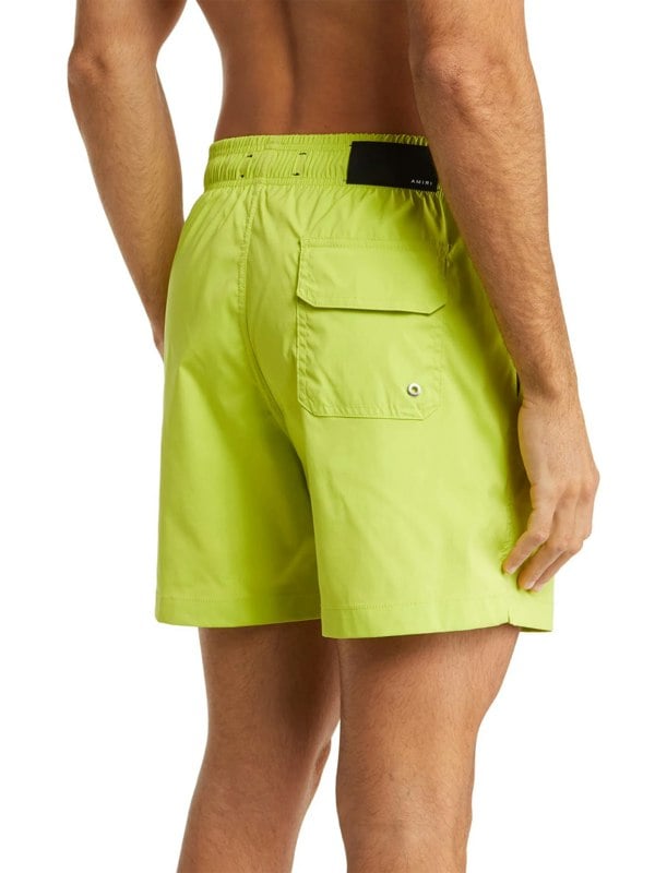 AMIRI Core Logo Swim Shorts - Lime