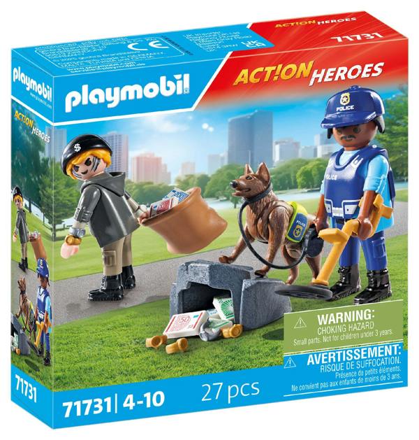 Playmobil Police Search - 71731 Playset