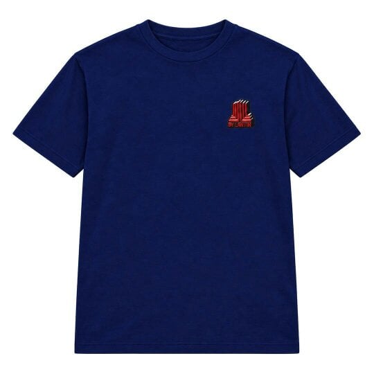 By Lanvin Block Logo Navy Blue T-Shirt