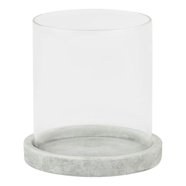 Hill Interiors Athena Hurricane Lantern - White - 