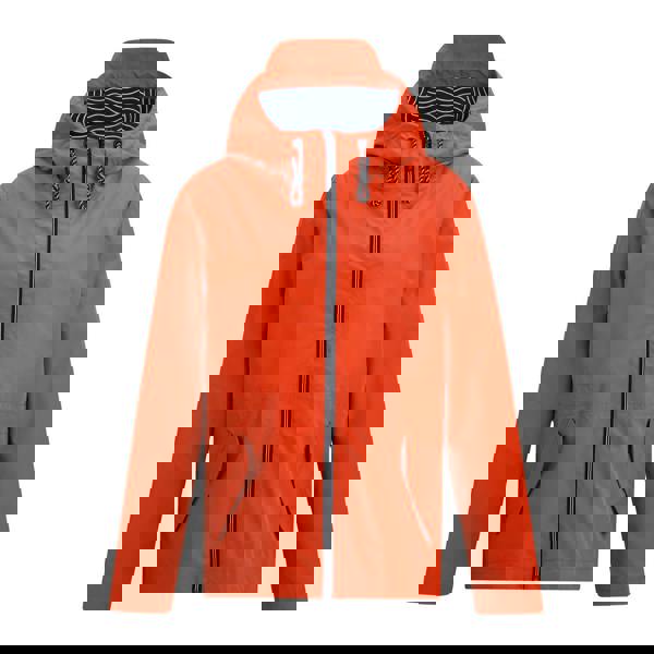 Regatta Womens/Ladies Bayletta Grid Distress Waterproof Jacket - Tangerine Tango