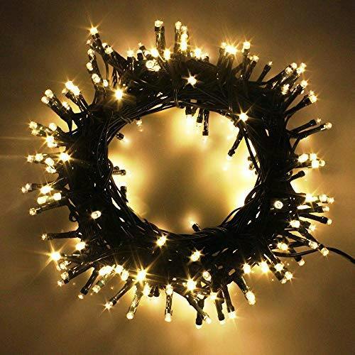 30cm Red Wooden LED Tree Tabletop Centrepiece Christmas Holiday Home décor with 20 Warm white LEDs Green Star image 6