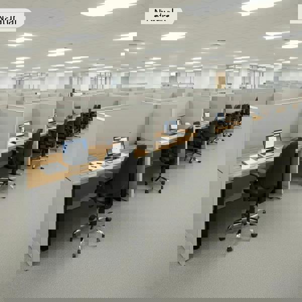 TRL Furniture Staved Oak Office Desk