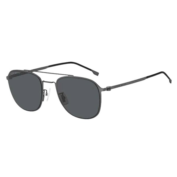 Hugo Boss Mens 1345 0V81 IR Sunglasses - Dark Grey