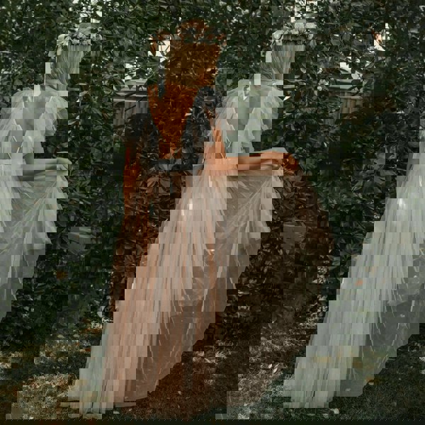 UK Flower Girl Boutique Bohemian Serendipity Dress - Apricot