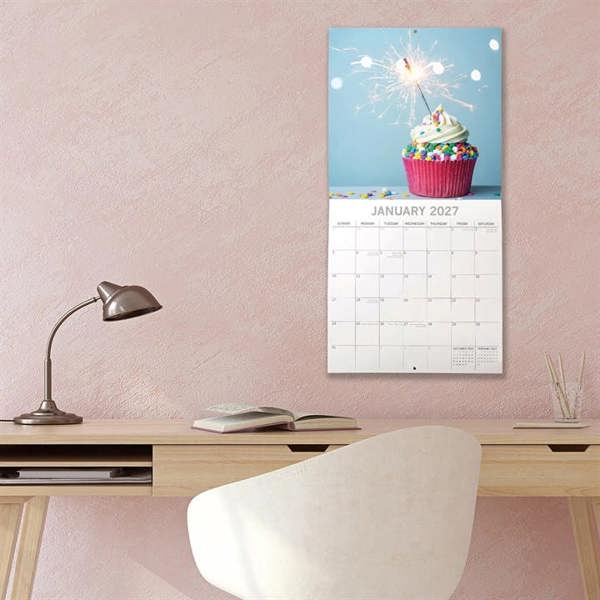Cupcakes Calendar 2027, Wall Calendars, Month To View, Lifestyle, Gift