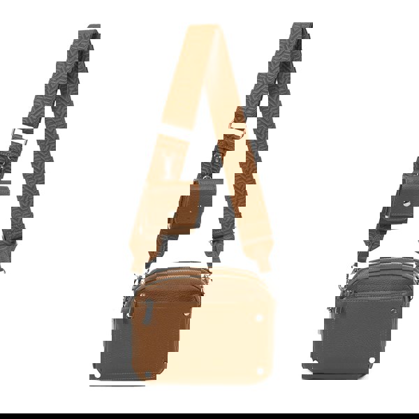 Kitise Wide Strap Crossbody Bag Shoulder Purse Pouch Accent