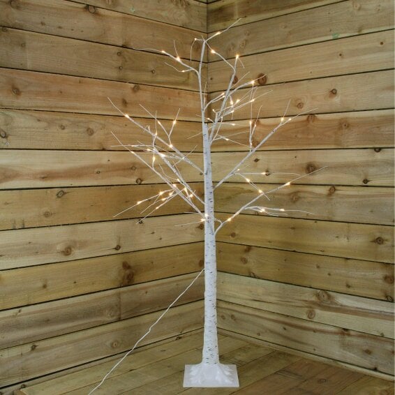 Samuel Alexander 1.8m Twinkling Birch Tree with Warm White LEDs