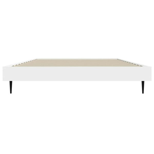 Berkfield Bed Frame White 90x200 cm Engineered Wood