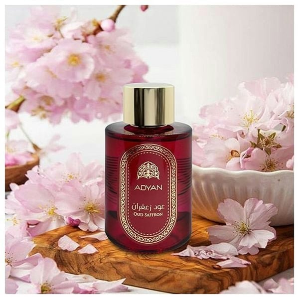 Adyan Oud Saffron 100ml Eau de Parfum aesthetic shot