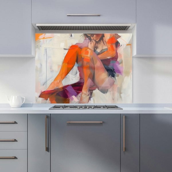 Warren Reed - Designer Poised In Reflection Kitchen Splashback