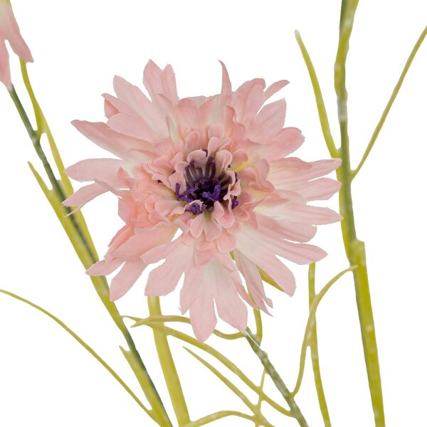 Wyld Haus Set of 3 Artificial Flowers Pink Cornflower Stems