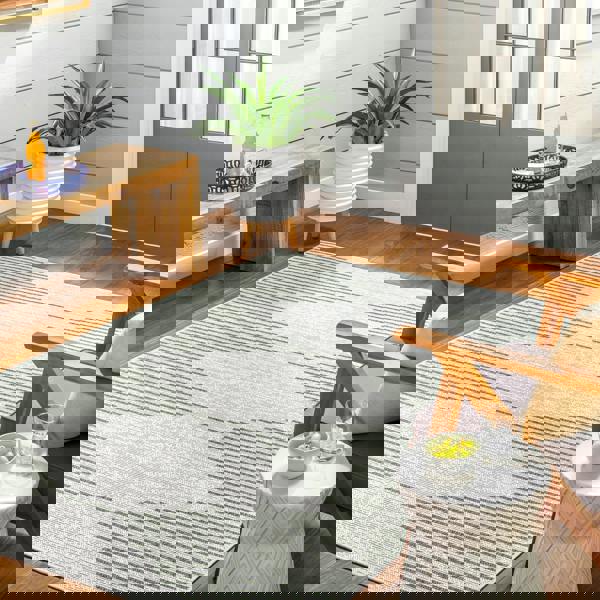 Livabliss Eagean-Global Green Ivory Off-White In- & Outdoor Rug