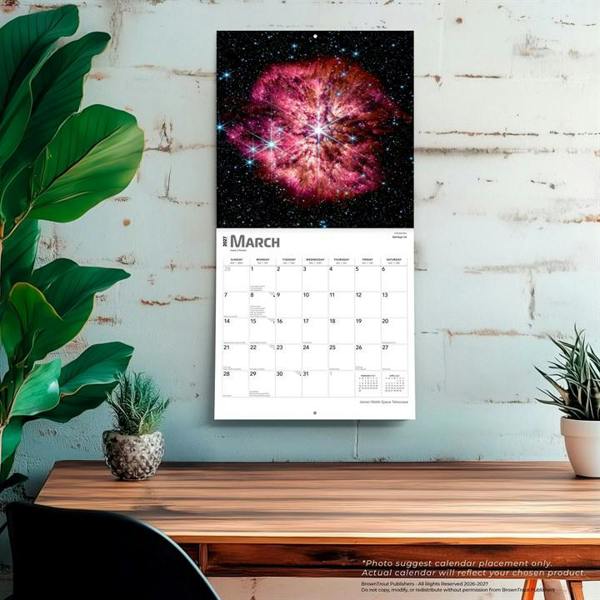 James Webb Space Telescope Calendar 2027, Wall Calendars, Month To View, Natural World, Gift