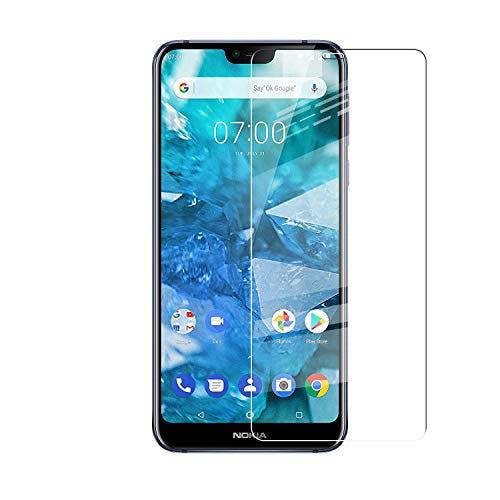 KAV 3 pack Tempered Glass Screen Protector for Nokia 7.1 Shatterproof 9H Hardness Easy Bubble-Free Installation Protective Glass