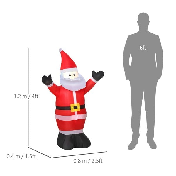 Inflatable santa claus