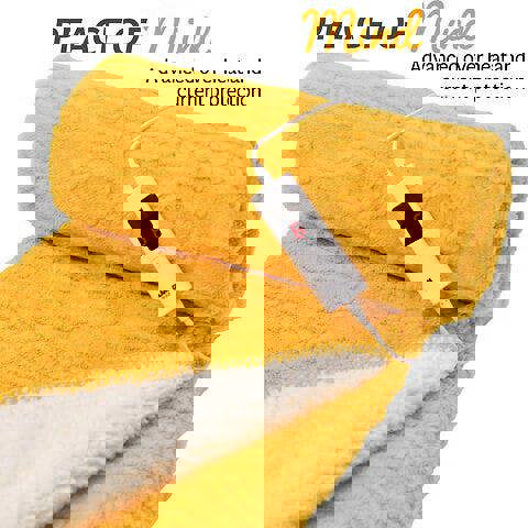 GlamHaus Heated Electric Throw Blanket - Luxurious & Soft Design - 9 Temperature Settings & 9-Hour Timer