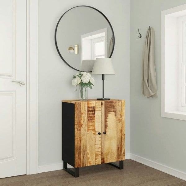 Berkfield Sideboard 60x33x75 cm Solid Wood Mango