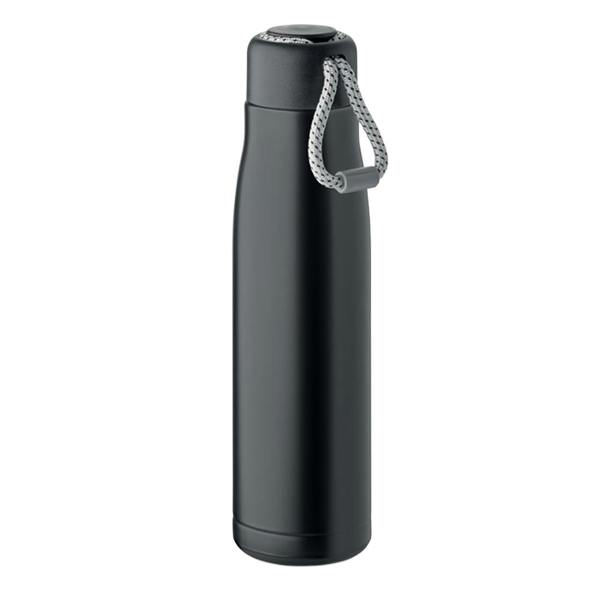 MidOcean Cordle Double Wall 500ml Water Bottle - Black - 