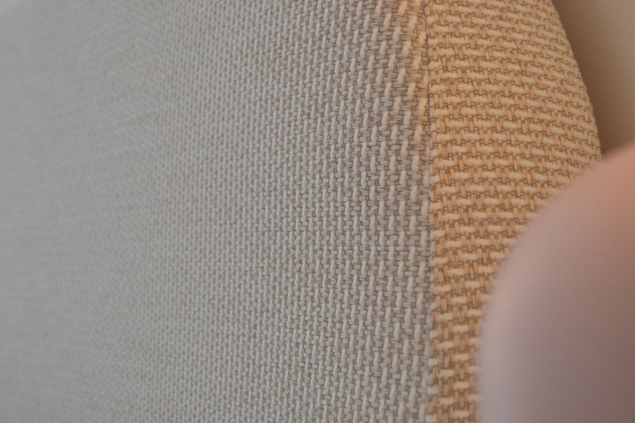 Wave Double Bed in Natural Weave