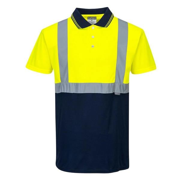Hi-Vis Contrast Polo Shirt S/S - Hi-Vis Trousers