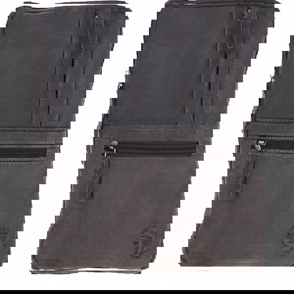 Leather Company Real Leather Messenger Bag with Multiple Pockets: MOSCOW